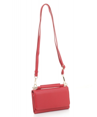 Fashionable Folding Crossbody Wallet W3244 RED